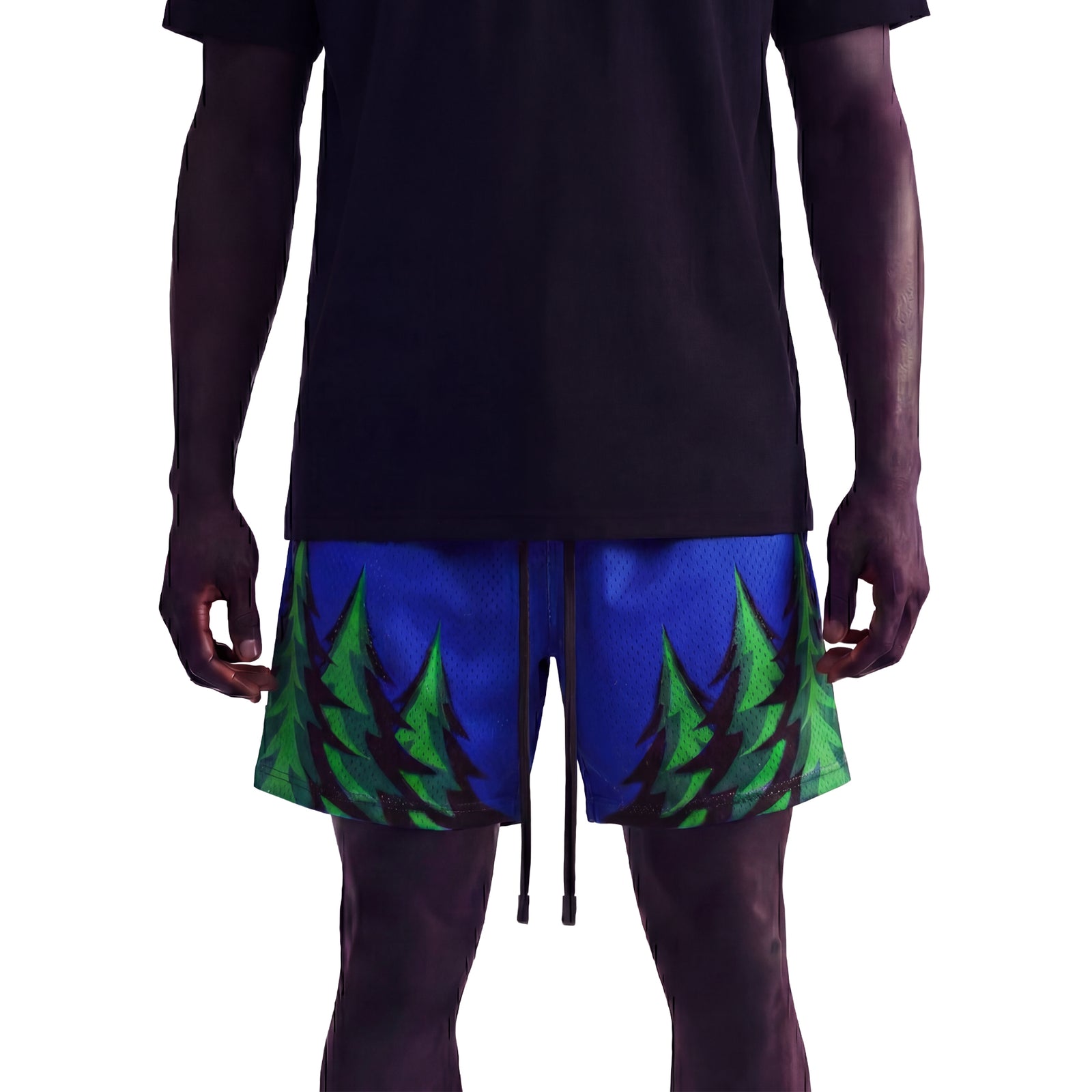 "Lake Blue" 5" Mesh Shorts