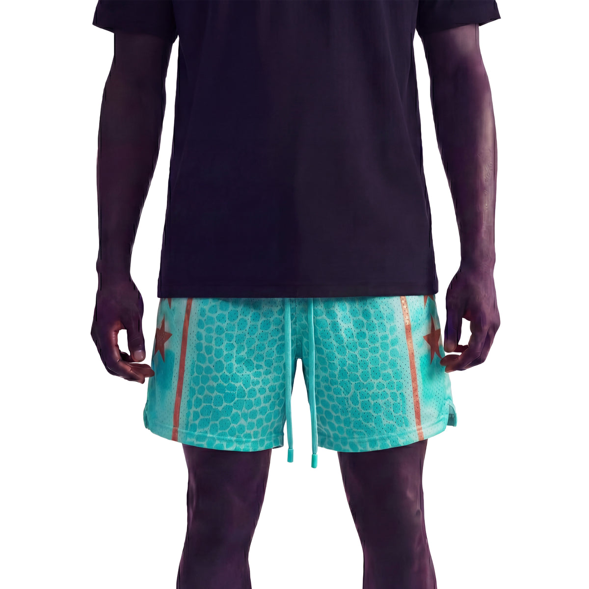 "Liberty Green" 5" Mesh Shorts