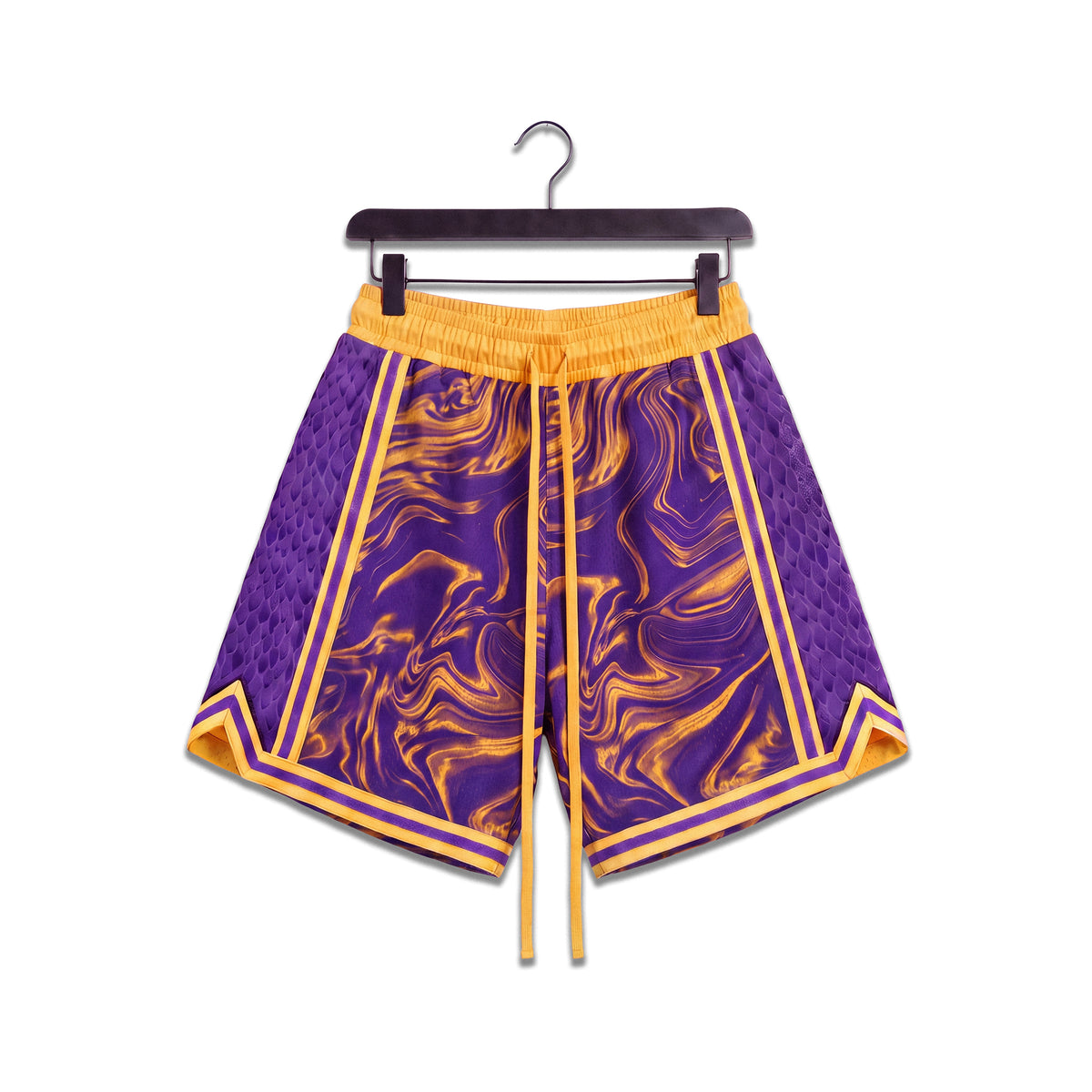 "Marble Purple" Heavyweight Mesh Shorts