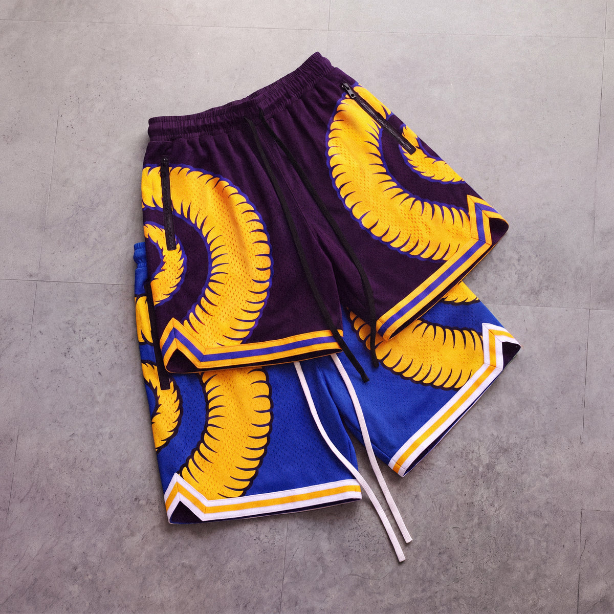 "Bighorn Black" Heavyweight Mesh Shorts