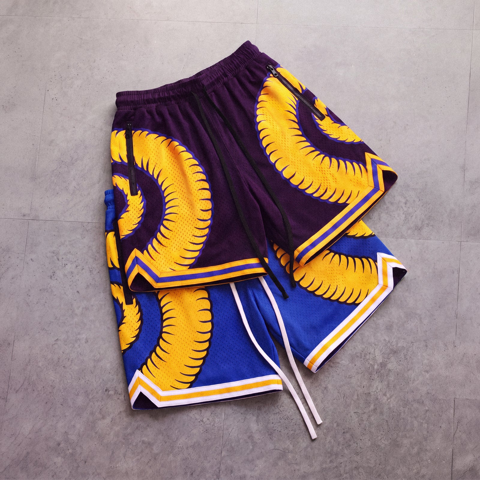 "Bighorn Black" Heavyweight Mesh Shorts