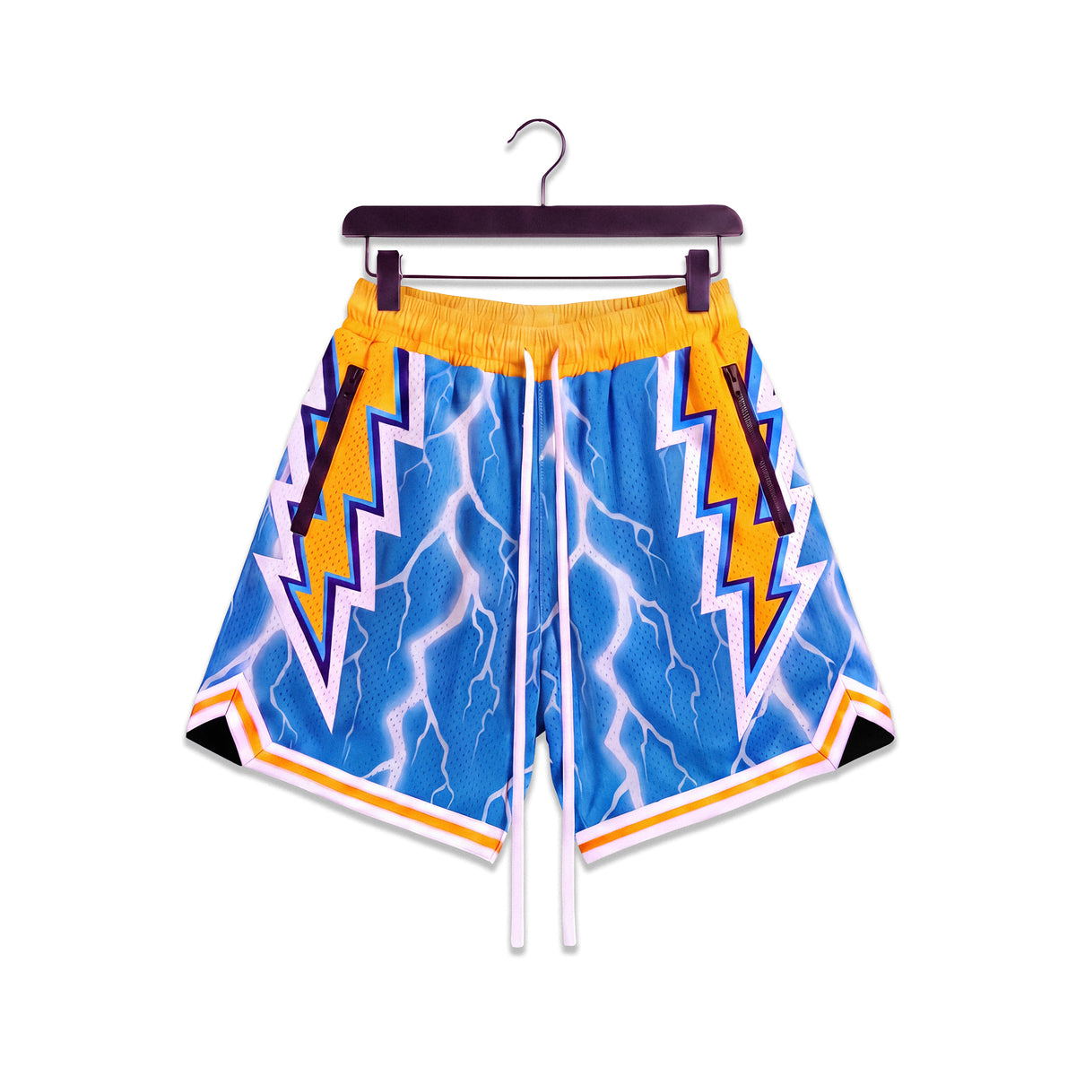 "Powder Bolts" Heavyweight Mesh Shorts