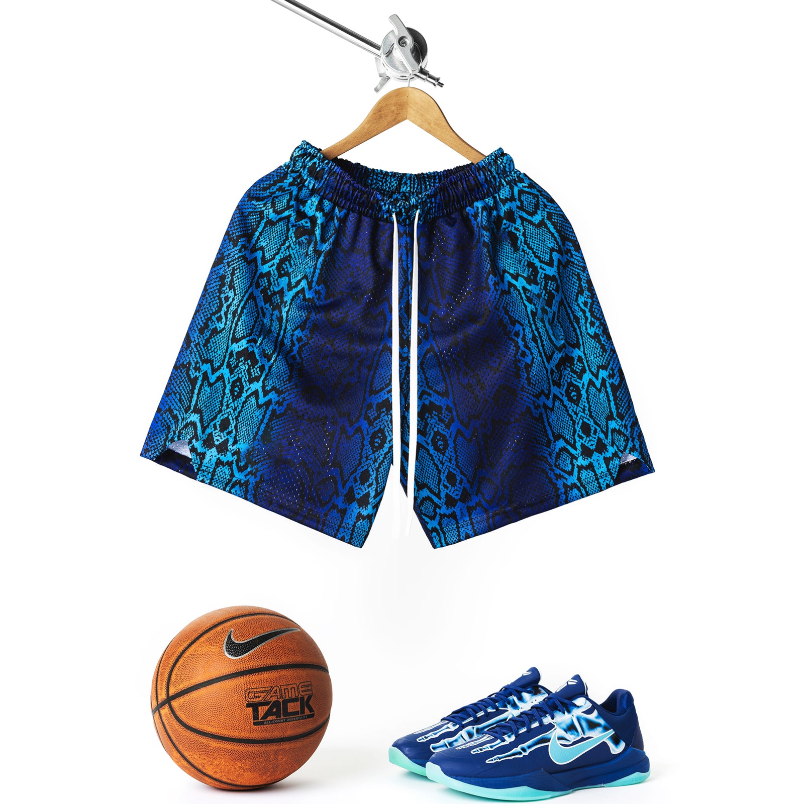 "Python Blue Gradient" Sport Mesh Shorts [PRE-ORDER]