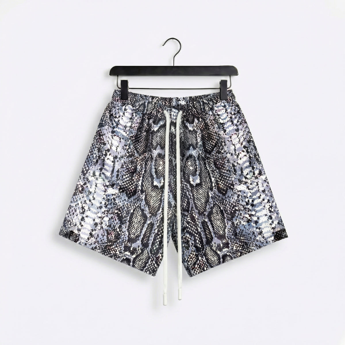 "Python Gray" 5" Mesh Shorts