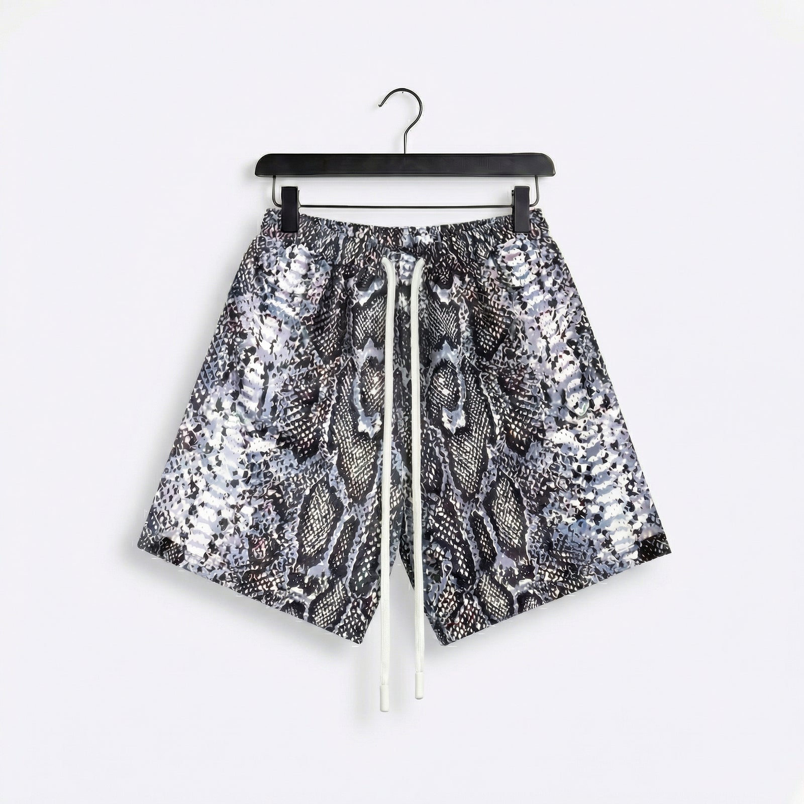 "Python Gray" 5" Mesh Shorts