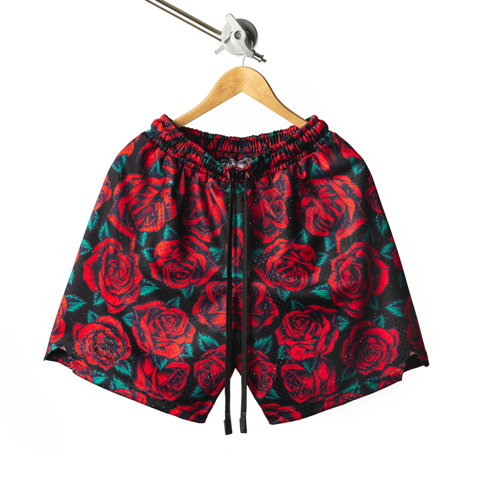 "Rose Black" Sport Mesh Shorts [PRE-ORDER]