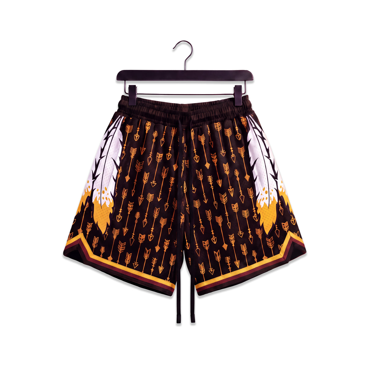"Siksika Black" Heavyweight Mesh Shorts
