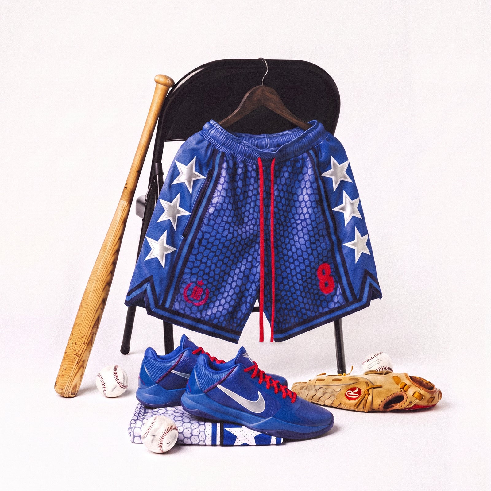"Snake Royal" Heavyweight Mesh Shorts
