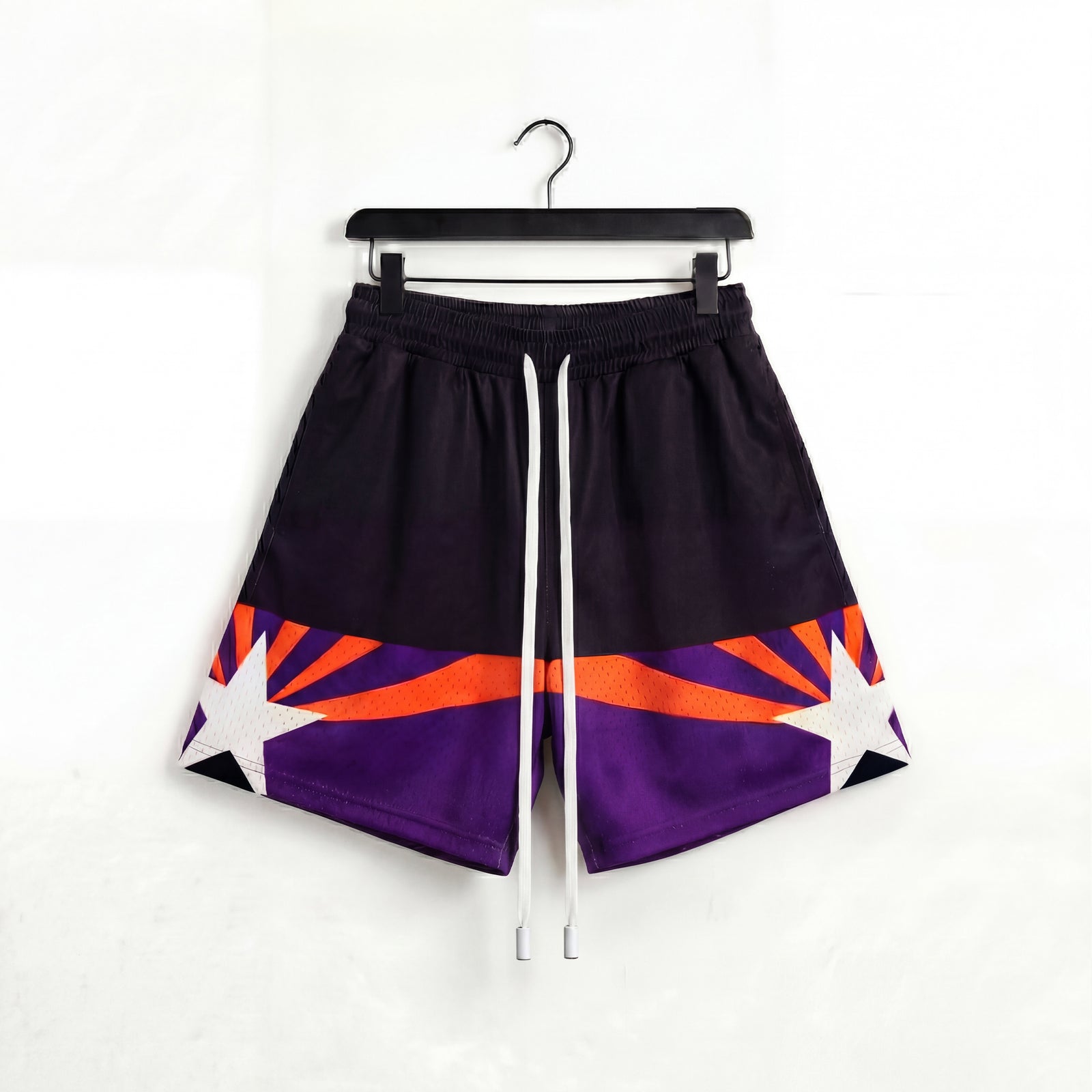 "Sunray Black" 5" Mesh Shorts