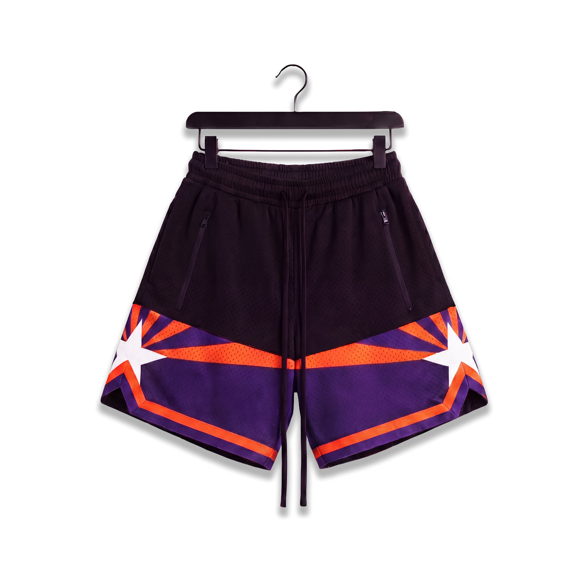 "Sunray Black" Heavyweight Mesh Shorts