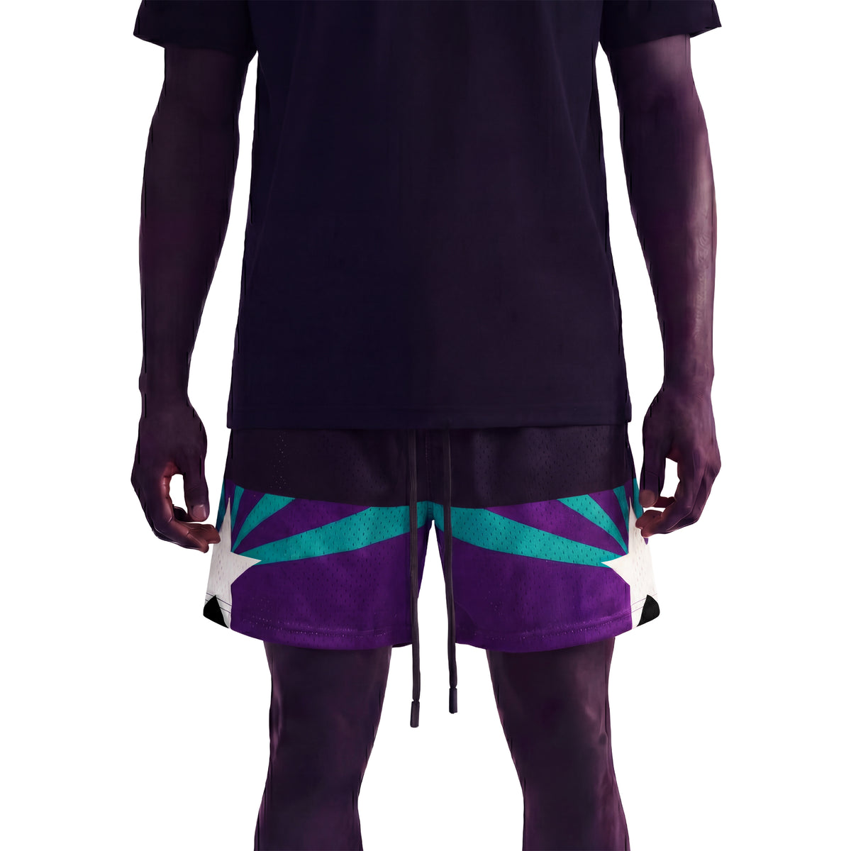 "Sunray Grape" 5" Mesh Shorts