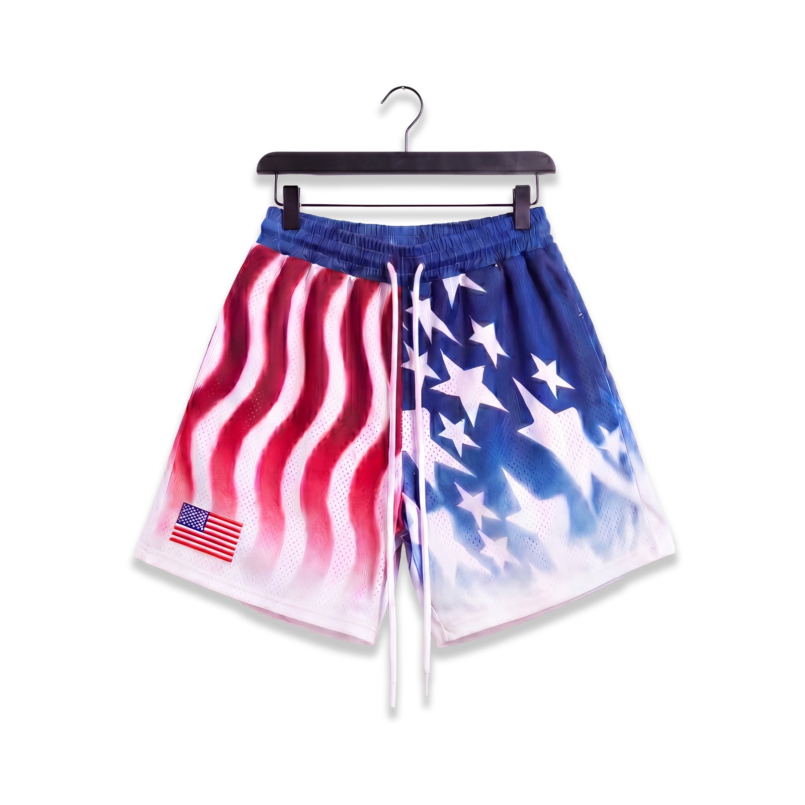 "USA Stars & Stripes" 5" Mesh Shorts