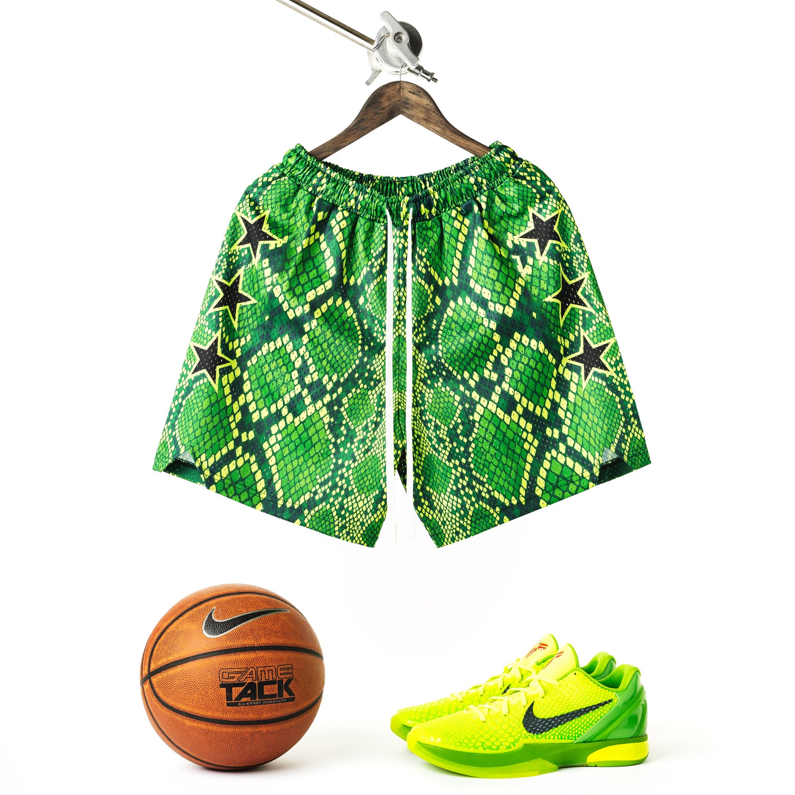 "Venom Green" Sport Mesh Shorts [PRE-ORDER]