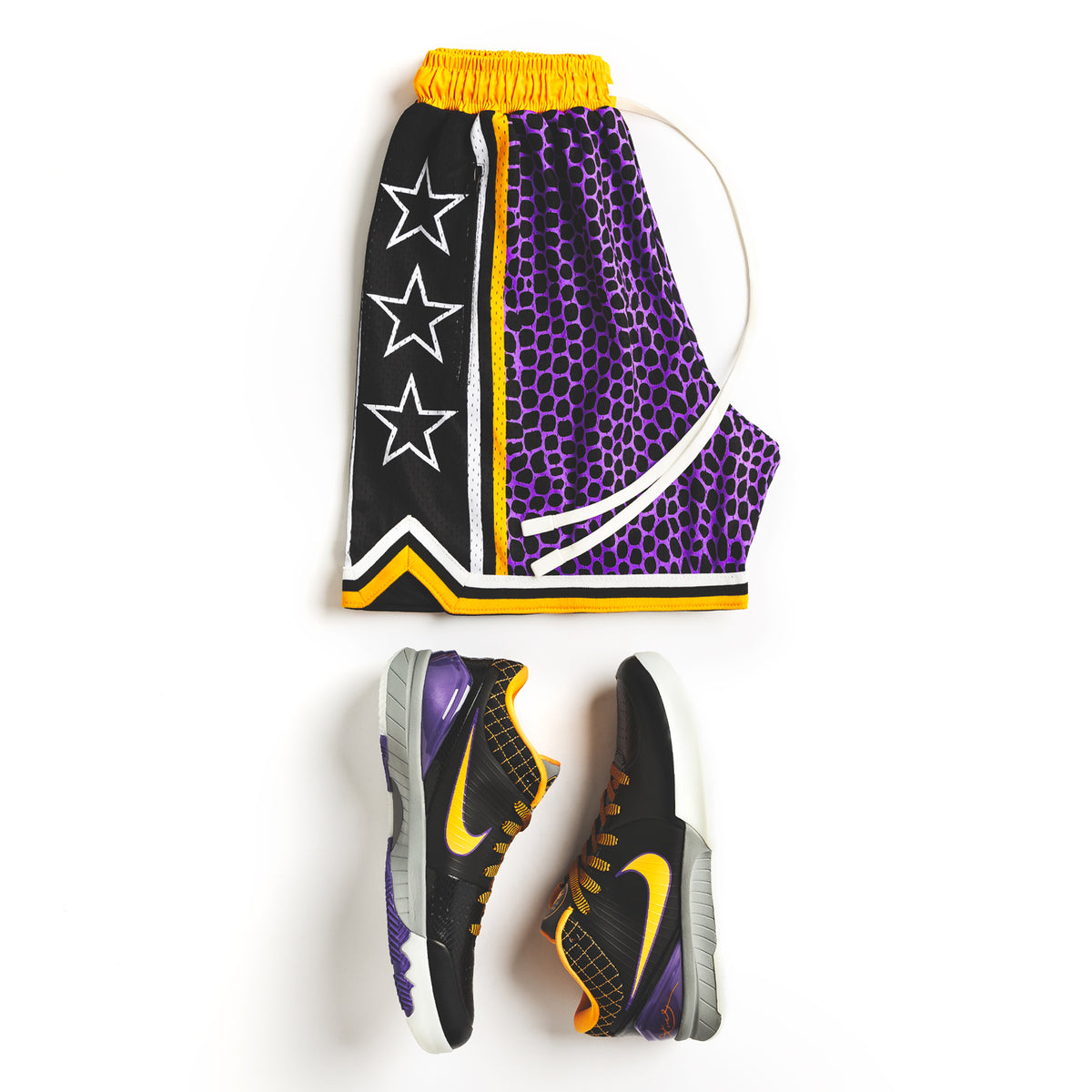 "Venom Purple" Heavyweight Mesh Shorts