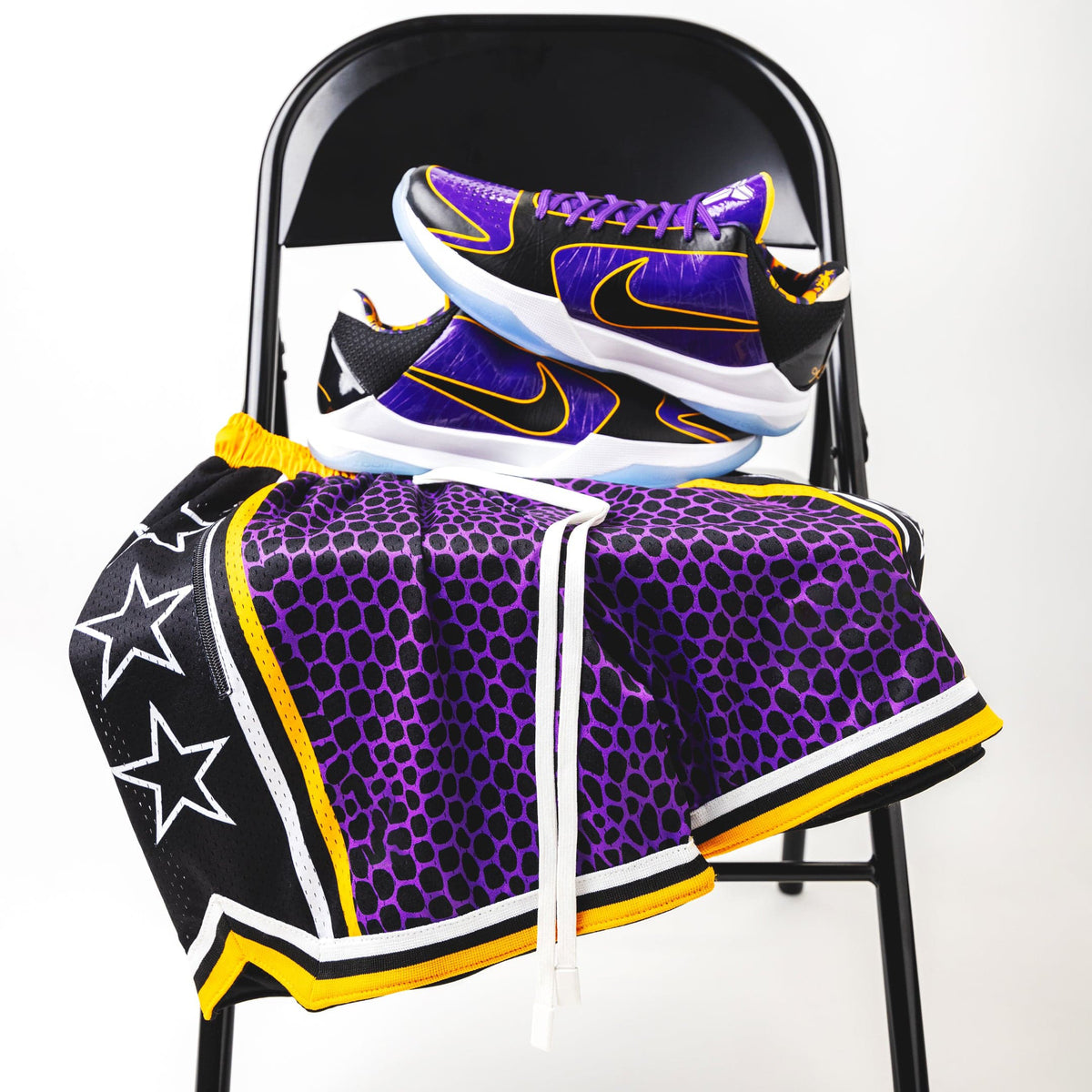 "Venom Purple" Heavyweight Mesh Shorts