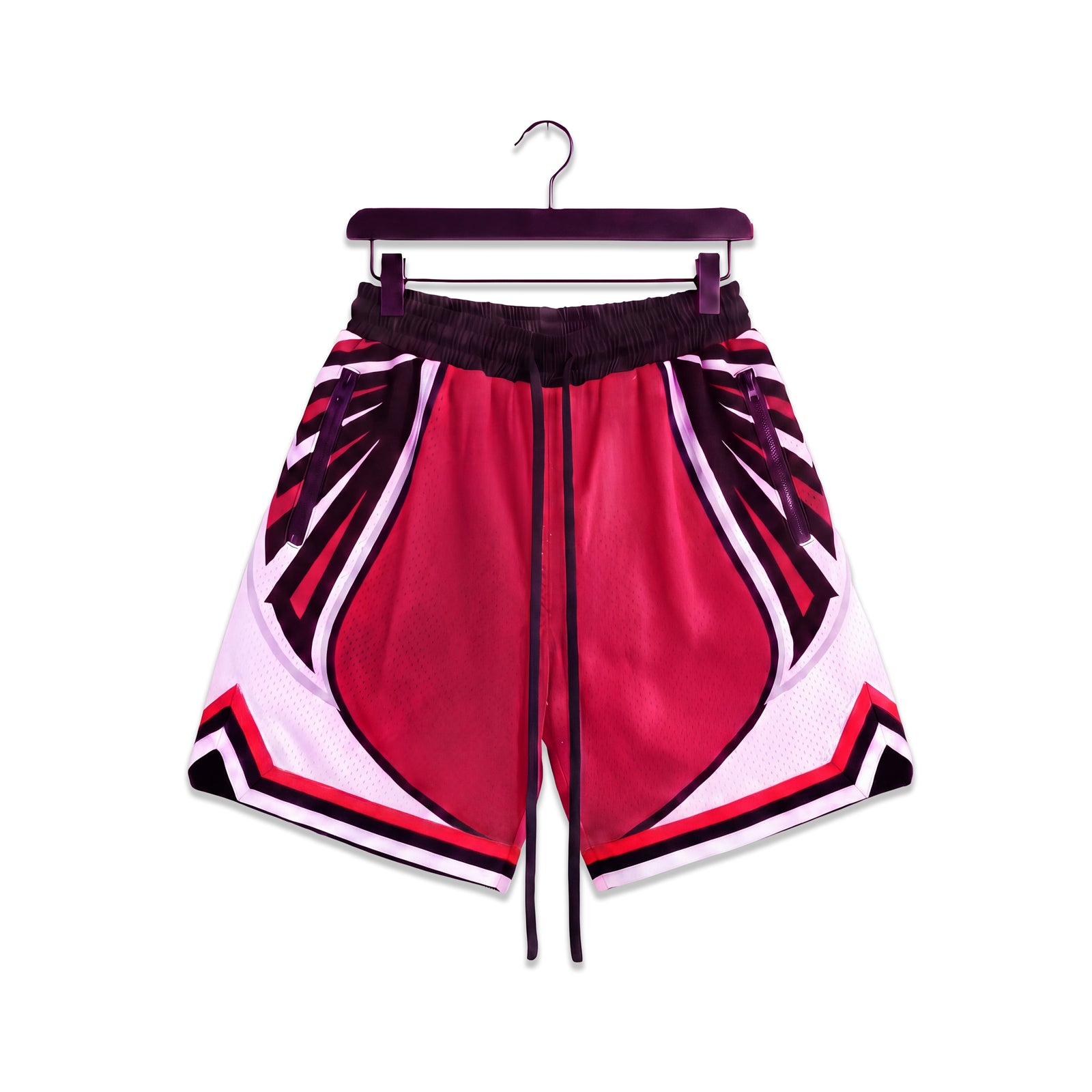 "Vick Alt Red" Heavyweight Mesh Shorts