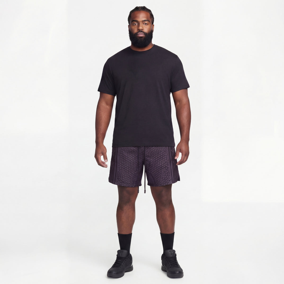 "Viper Black" 5" Mesh Shorts