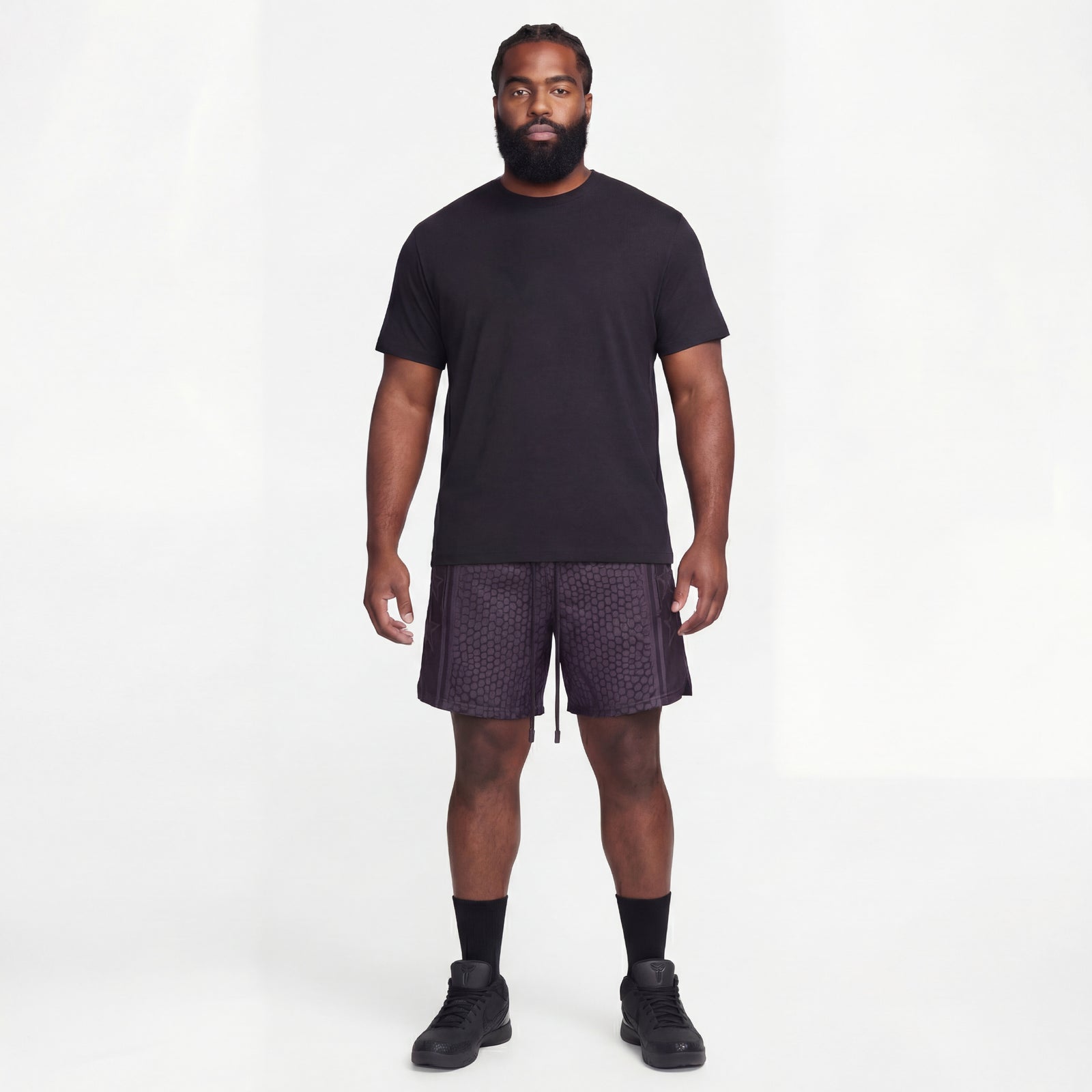 "Viper Black" 5" Mesh Shorts