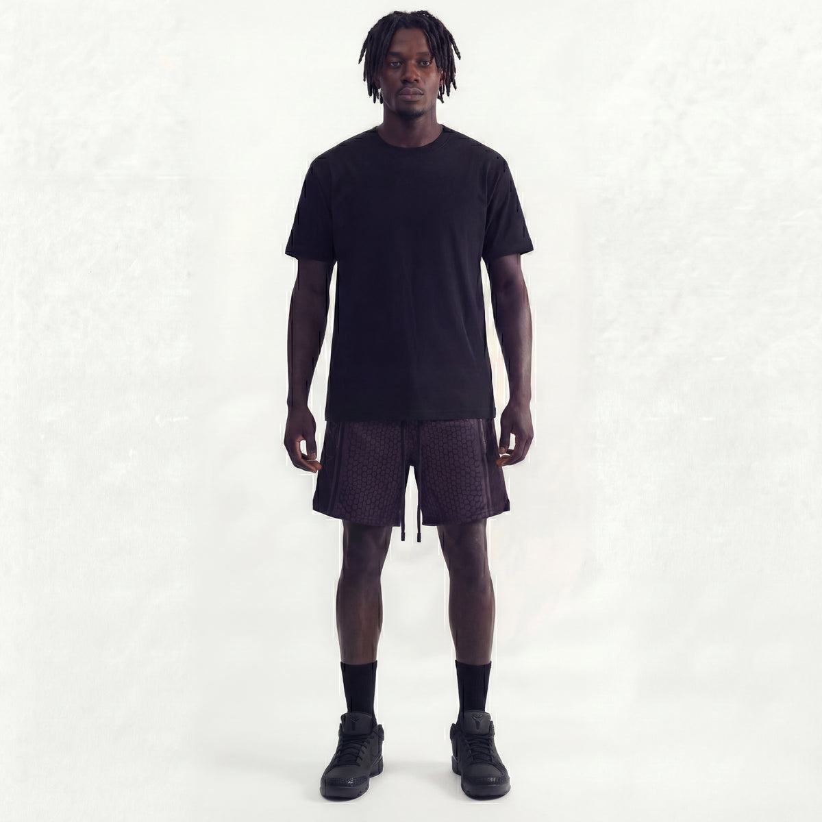 "Viper Black" 5" Mesh Shorts