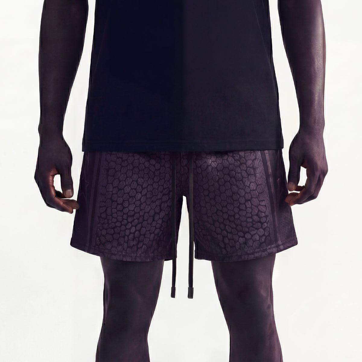 "Viper Black" 5" Mesh Shorts