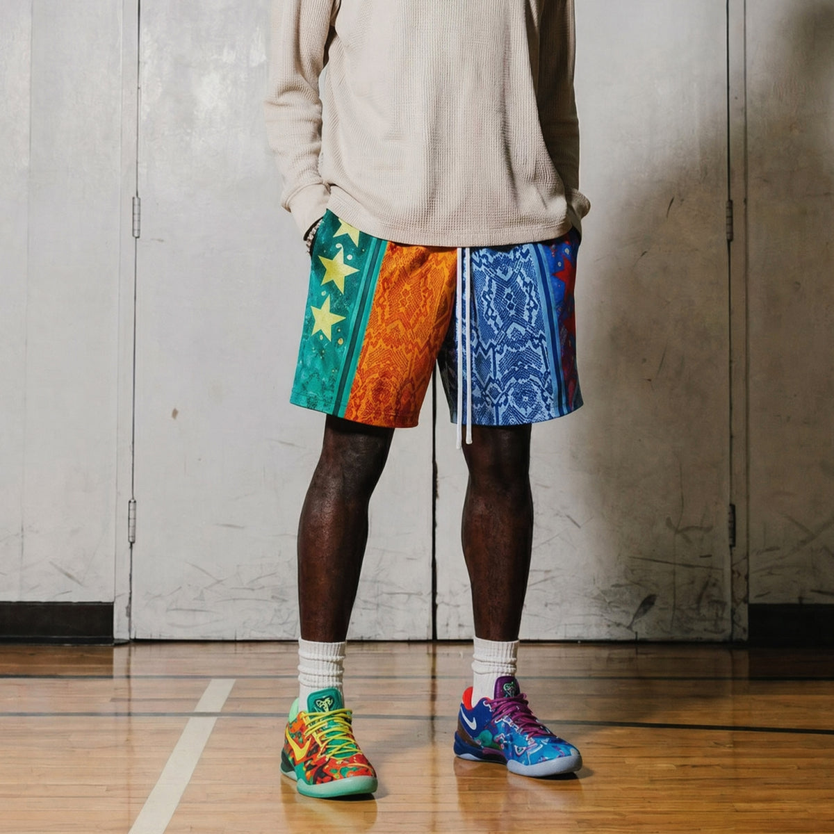 "What The Snake" 5" Mesh Shorts