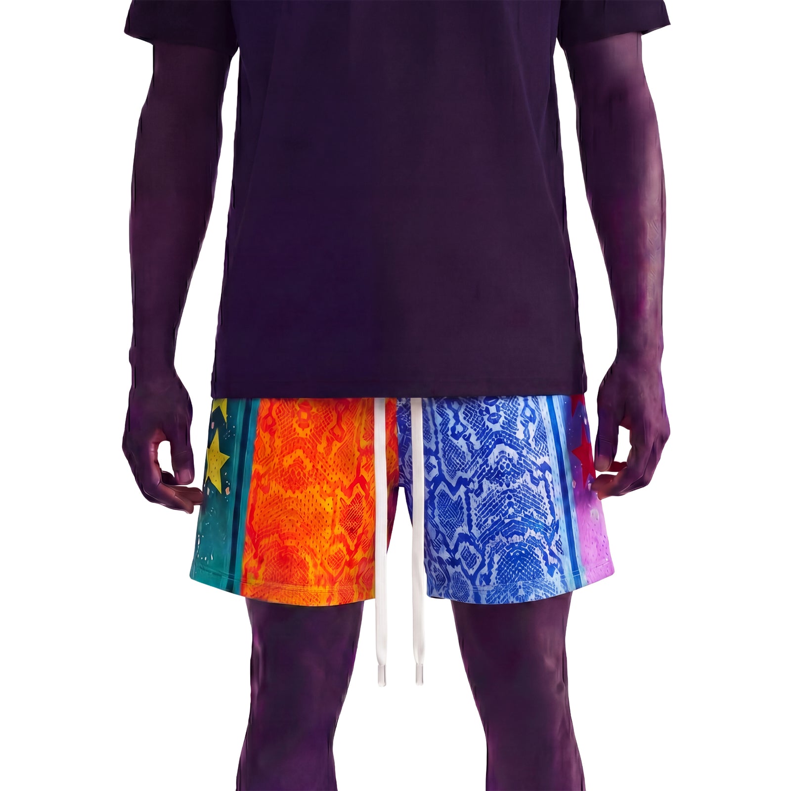 "What The Snake" 5" Mesh Shorts